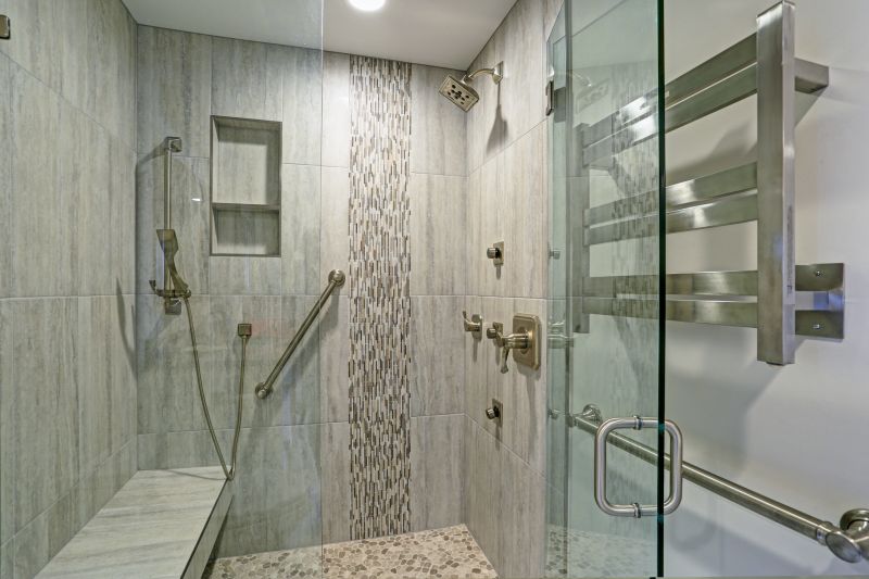 Minimalist Shower with Hidden Fixtures